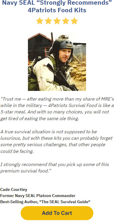 4Patriots 3 Month Food Supply Review highlighting the features and value of the Food Kit