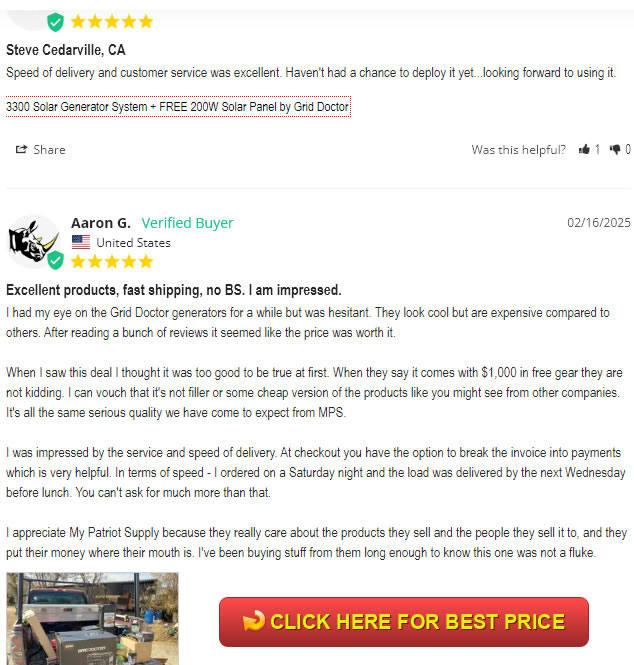 3300 Solar Generator System w/EMP Intercept Review: The Ultimate EMP Hardened Solar Generator System