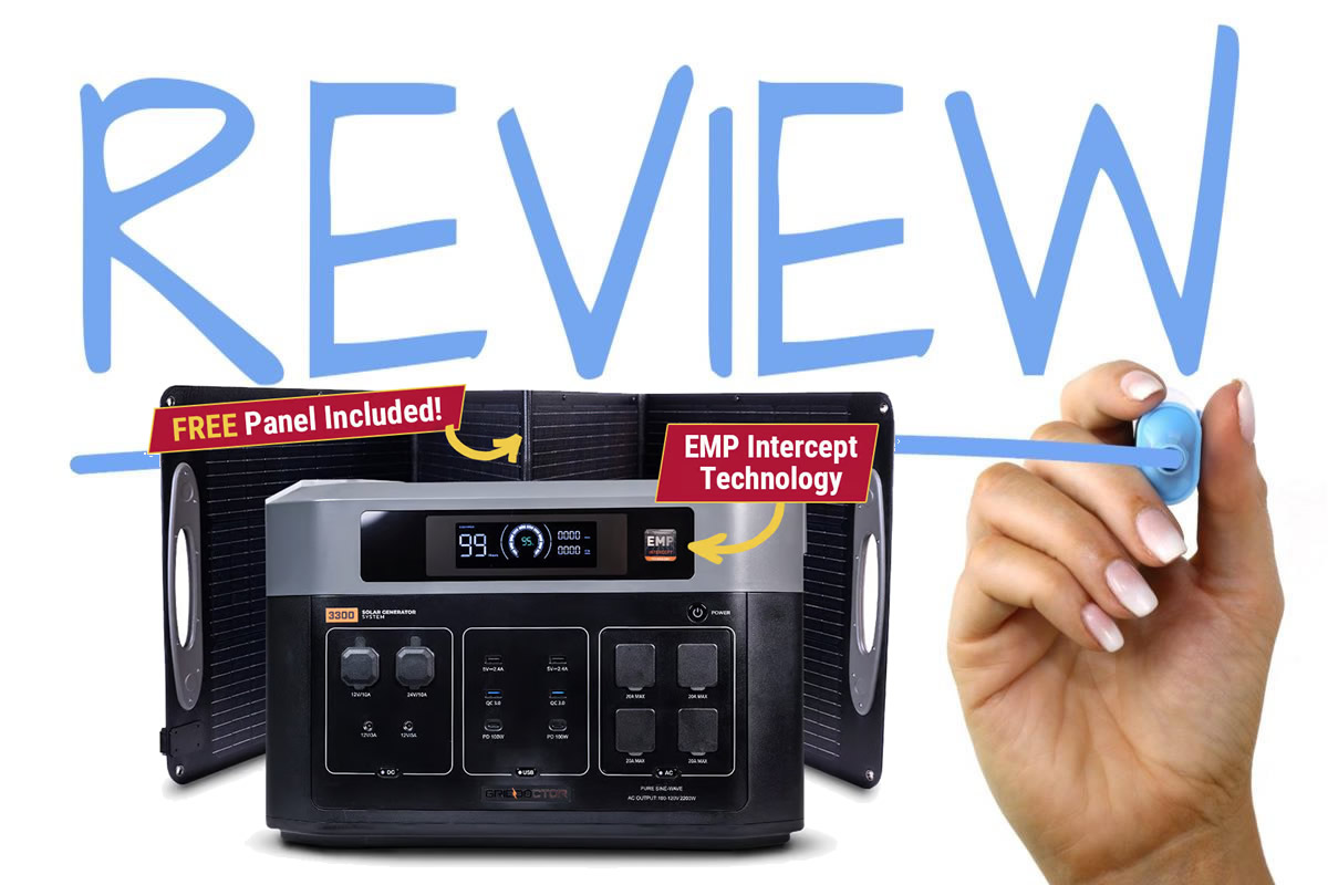 3300 Solar Generator System w/EMP Intercept Review: The Ultimate EMP Hardened Solar Generator System