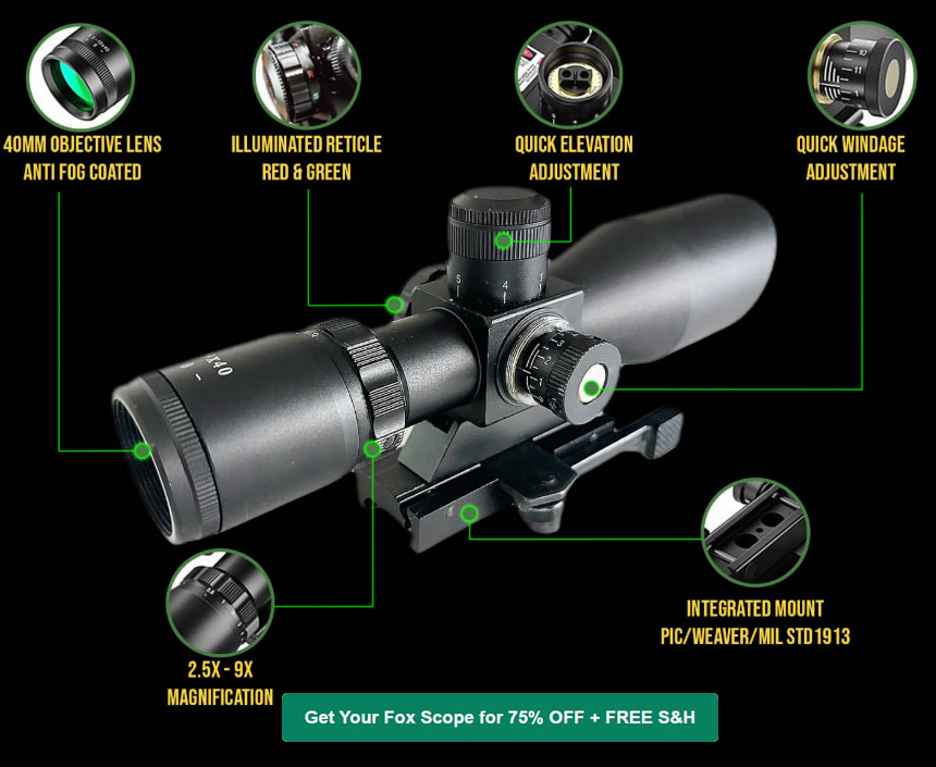 Fox IR Scope Review | Fox Red Dot Tactical Scope at Budget Price